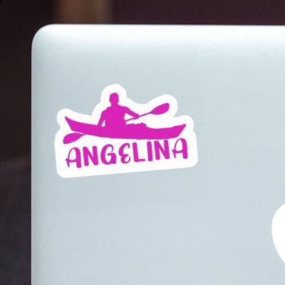 Sticker Kajakfahrer Angelina Laptop Image