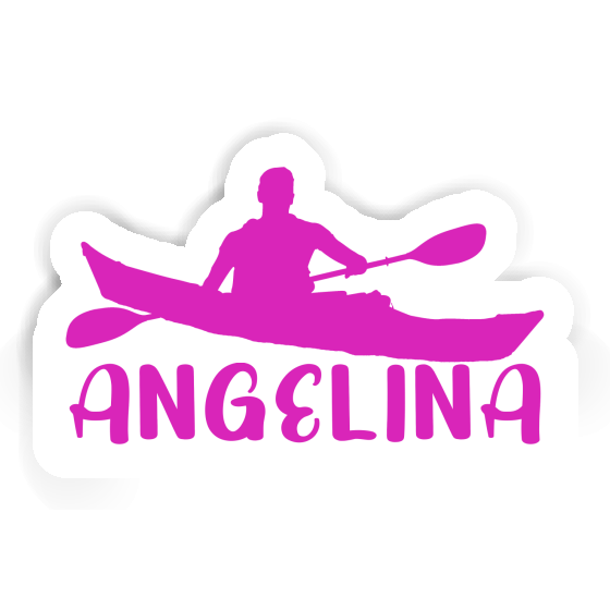 Sticker Angelina Kayaker Laptop Image