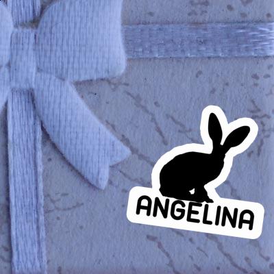 Rabbit Sticker Angelina Laptop Image