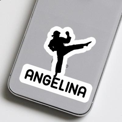 Angelina Aufkleber Karateka Notebook Image