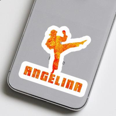 Angelina Sticker Karateka Laptop Image