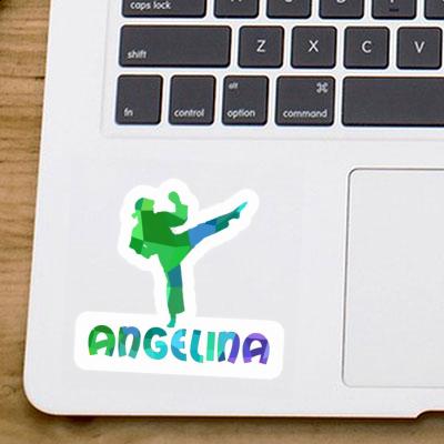 Angelina Sticker Karateka Laptop Image