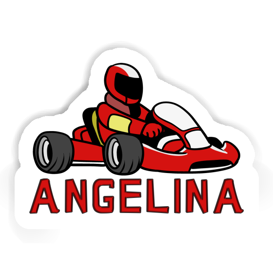 Sticker Angelina Kart Laptop Image