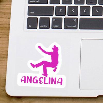 Sticker Climber Angelina Laptop Image