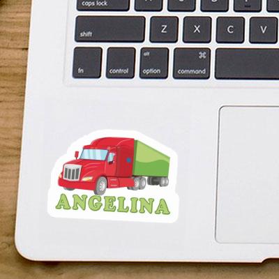 Angelina Aufkleber Truck Laptop Image