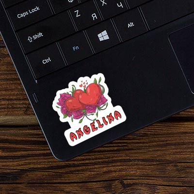 Sticker Angelina Herz Laptop Image