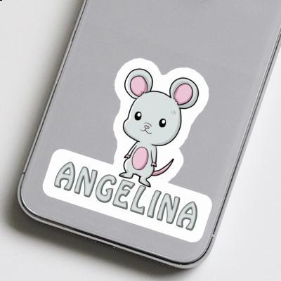 Angelina Autocollant Souris Laptop Image