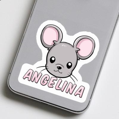 Angelina Sticker Mousehead Notebook Image