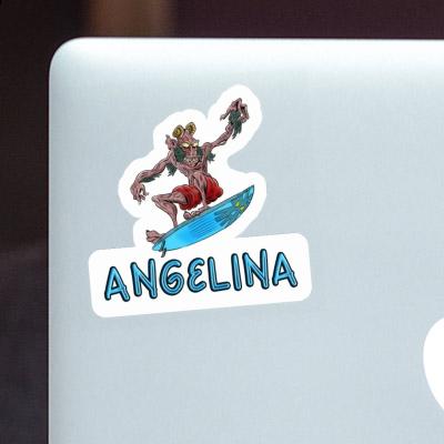 Sticker Surfer Angelina Notebook Image