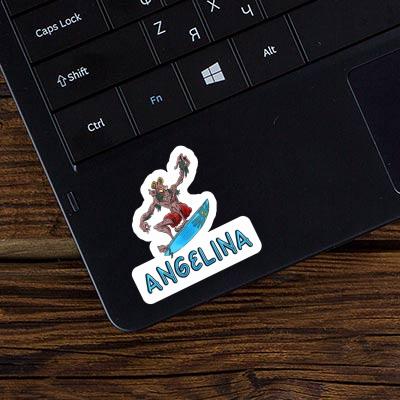 Surfer Sticker Angelina Notebook Image