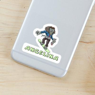 Angelina Sticker Snowboarder Gift package Image