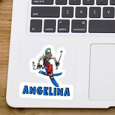 Sticker Angelina Skier Image