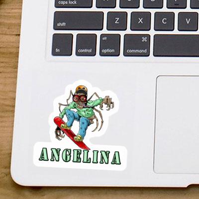 Angelina Sticker Snowboarder Gift package Image