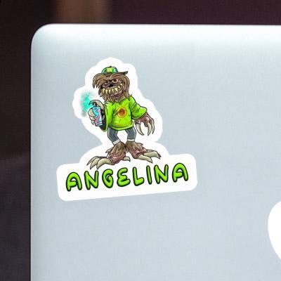 Angelina Sticker Sprayer Laptop Image