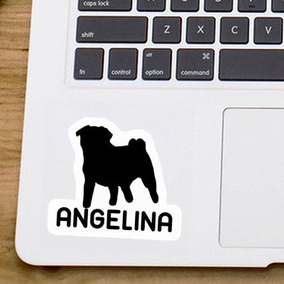 Sticker Angelina Mops Image