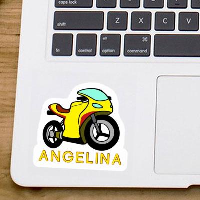 Sticker Angelina Motorcycle Image