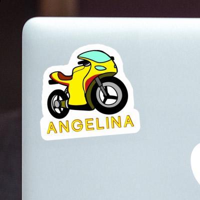 Motorrad Sticker Angelina Laptop Image