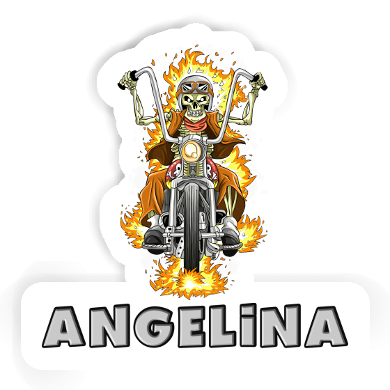 Aufkleber Angelina Motorradfahrer Gift package Image