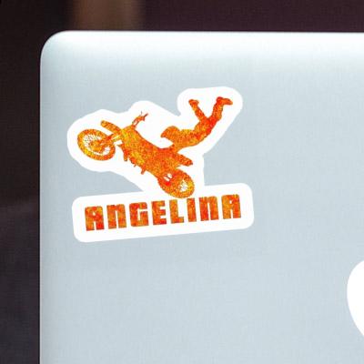 Motocross Rider Sticker Angelina Gift package Image