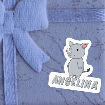 Sticker Angelina Rhino Image