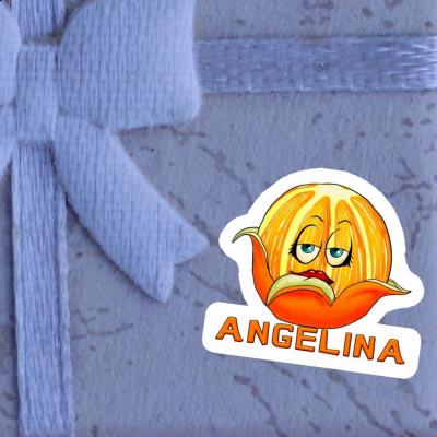 Aufkleber Orange Angelina Gift package Image