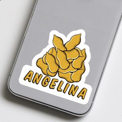 Peanut Sticker Angelina Laptop Image