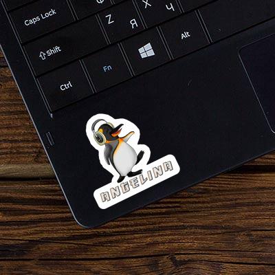 Angelina Sticker Musik-Pinguin Image