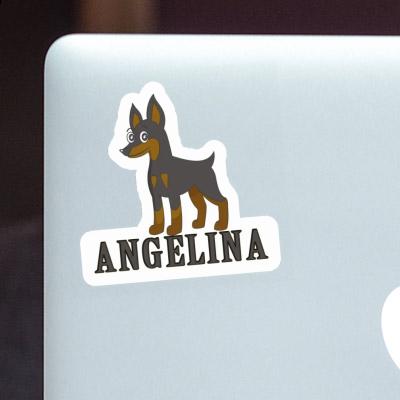 Angelina Autocollant Pinscher Notebook Image