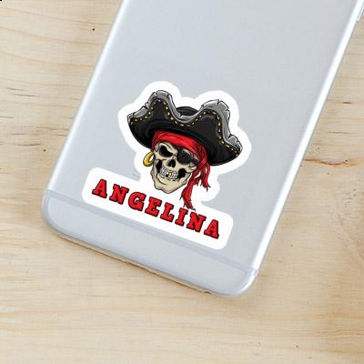 Sticker Angelina Pirate-Skull Laptop Image