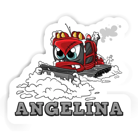 Sticker Angelina Snowcat Laptop Image