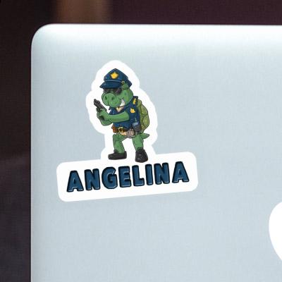 Sticker Polizist Angelina Notebook Image