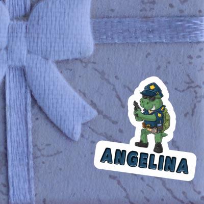 Angelina Sticker Police Officer Laptop Image