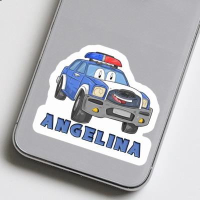 Angelina Sticker Police Car Notebook Image