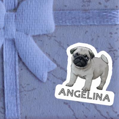 Sticker Angelina Pug Gift package Image