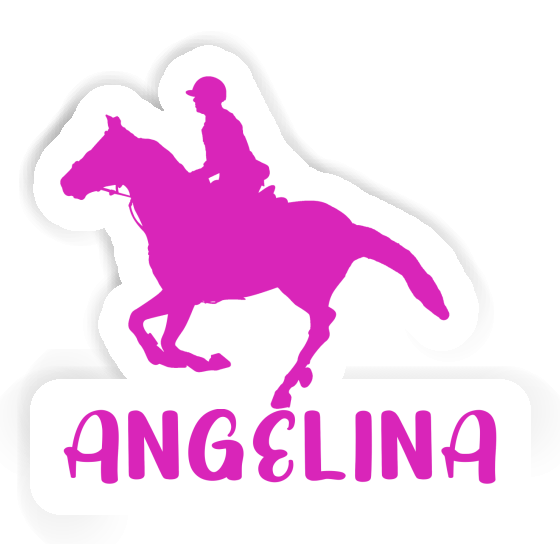 Horse Rider Sticker Angelina Image