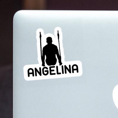 Sticker Ring gymnast Angelina Laptop Image