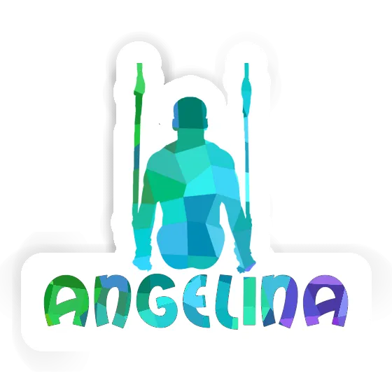 Sticker Angelina Ring gymnast Laptop Image