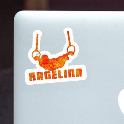 Sticker Angelina Ring gymnast Laptop Image