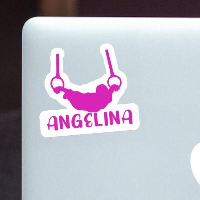 Sticker Angelina Ring gymnast Notebook Image