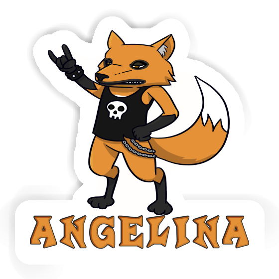 Sticker Angelina Rocker Fox Image