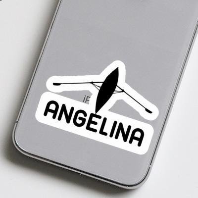 Sticker Angelina Rowboat Laptop Image