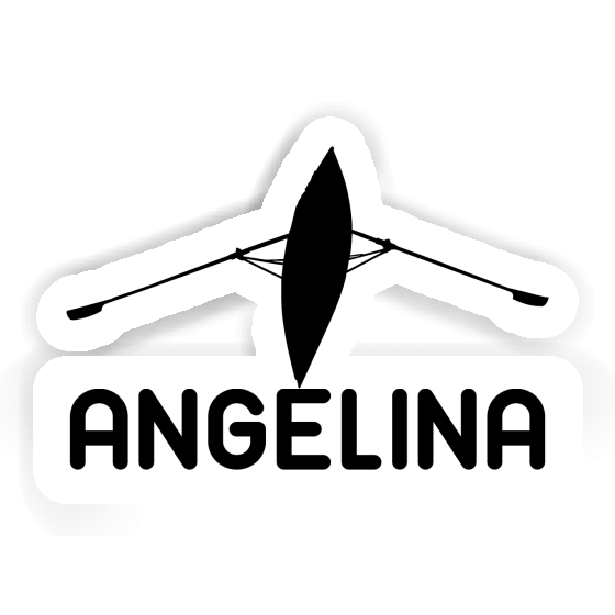 Sticker Angelina Rowboat Laptop Image