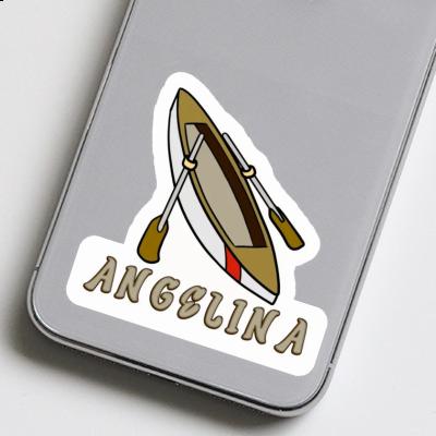 Angelina Sticker Ruderboot Notebook Image