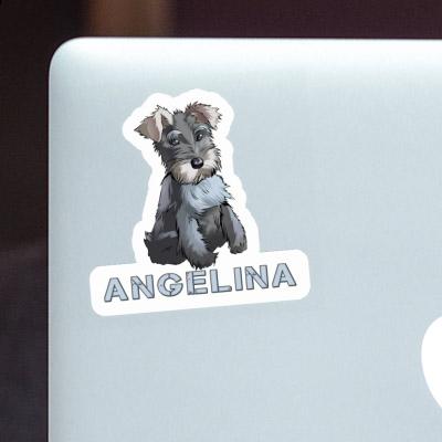 Schnauzer Aufkleber Angelina Notebook Image