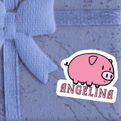 Sticker Pig Angelina Notebook Image