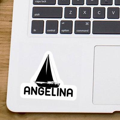 Segelboot Sticker Angelina Laptop Image