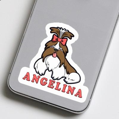 Autocollant Angelina Shih Tzu Gift package Image