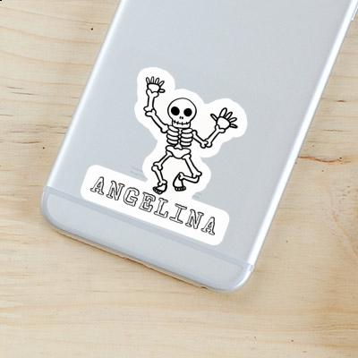 Sticker Angelina Skull Gift package Image