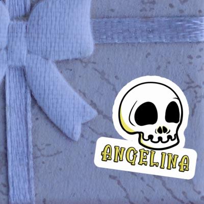 Sticker Angelina Skull Laptop Image