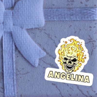 Skull Sticker Angelina Image